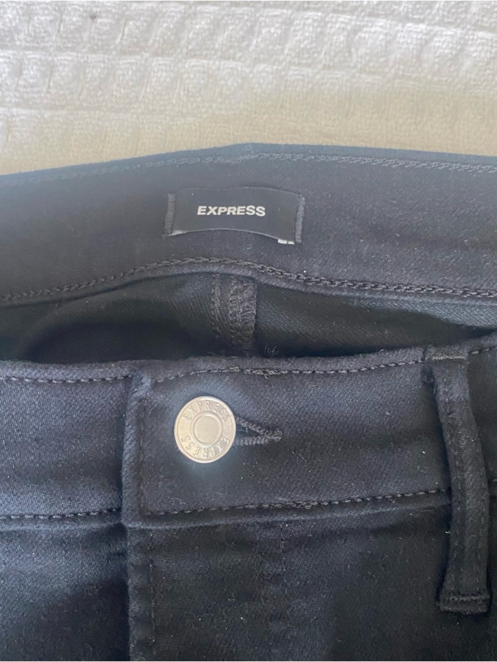 Express Black Skyscrapee Flare Jeans size 12L - Picture 4 of 9